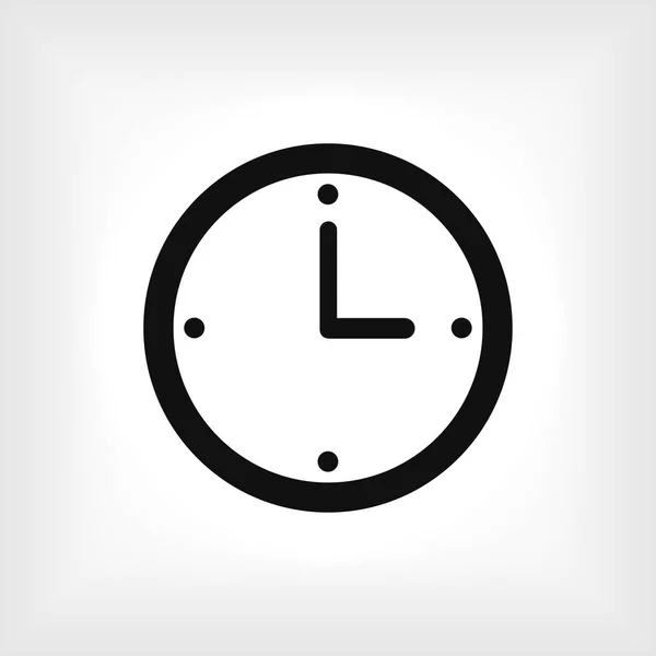 Reloj signo icono — Vector de stock