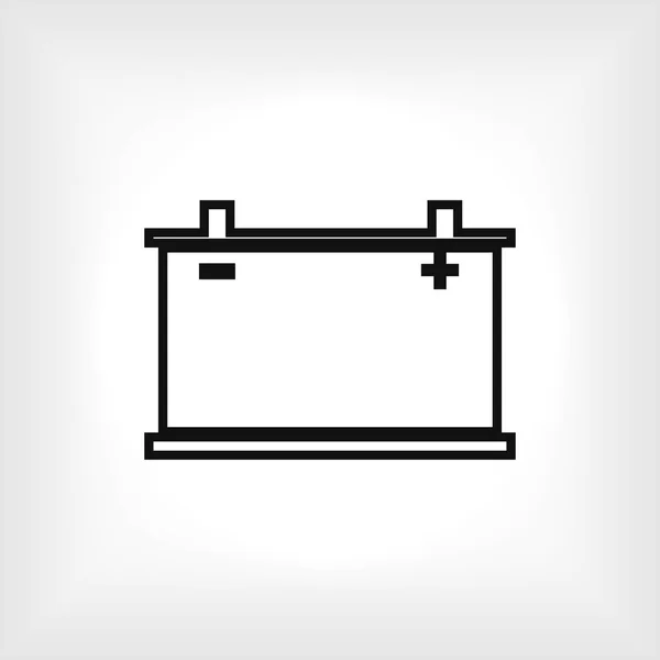 Auto batterijpictogram. Vector Eps 10 — Stockvector