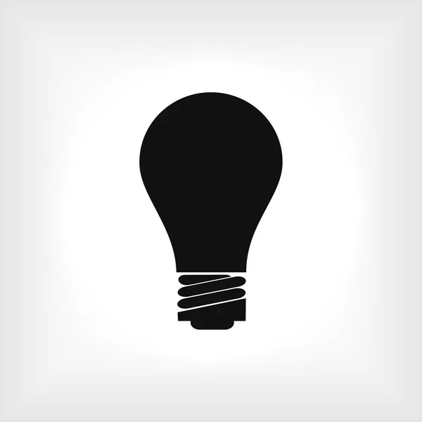 Lampa tecken ikonen — Stock vektor
