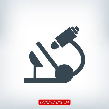 mikroskop simgesi tasarım