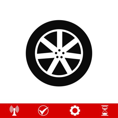  Düz tekerlek simgesi