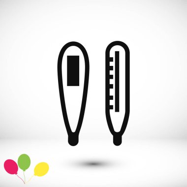 termometre tıbbi simgesi