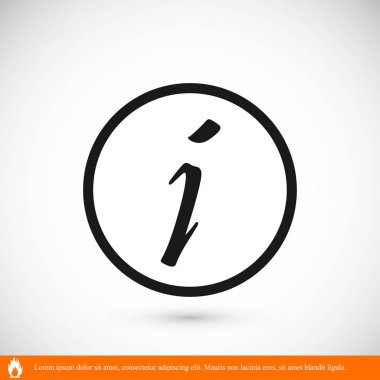 bilgi işareti simgesi