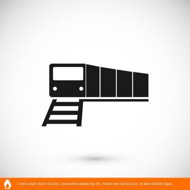 Tren Düz Simgesi