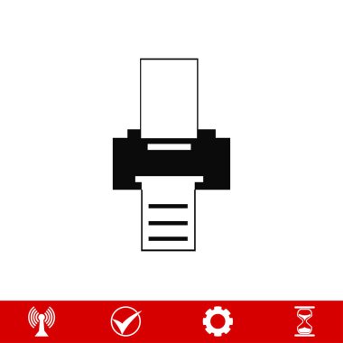 Yazıcı simgesi tasarım