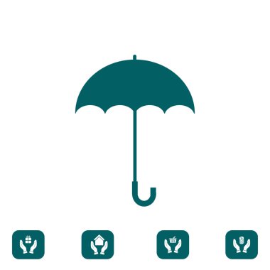 Tasarım şemsiye simgesinin