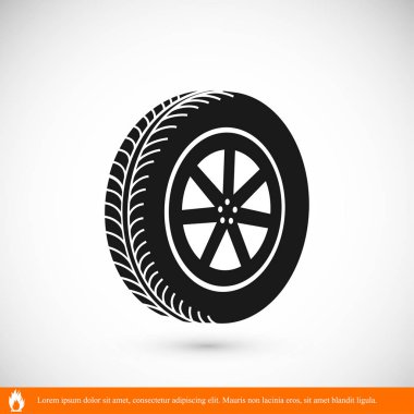  Düz tekerlek simgesi