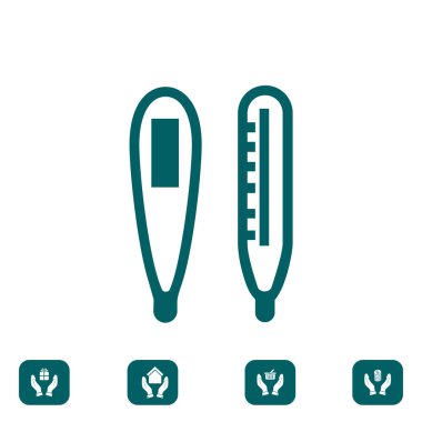 termometre tıbbi simgesi