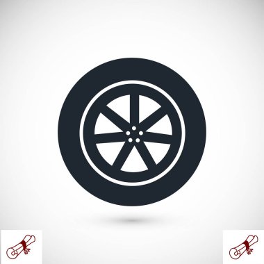 araba tekerlek simgesi