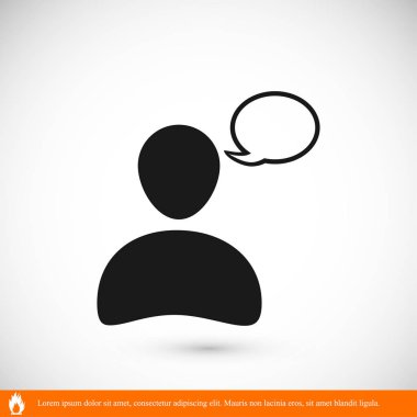 sohbet işareti simgesi