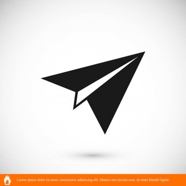 uçak işareti simgesi