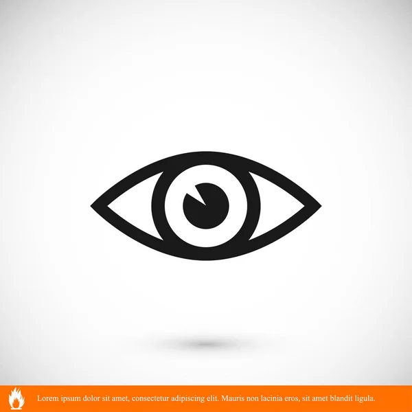 Eye sign icon — Stock Vector