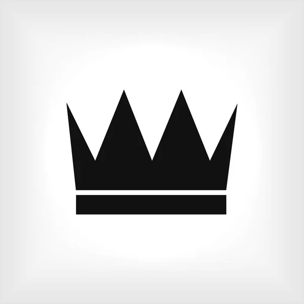 Плоский корони значок — стоковий вектор