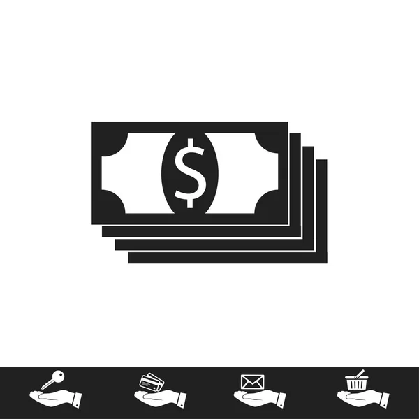 Εικονίδιο "υπογραφή" δολάρια — Διανυσματικό Αρχείο