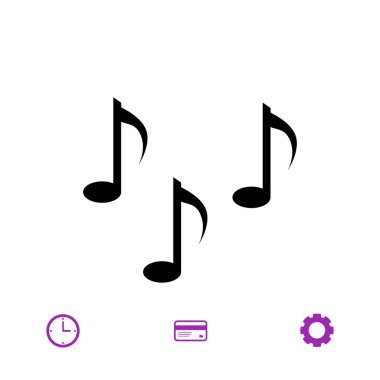 müzik notlar simgesi