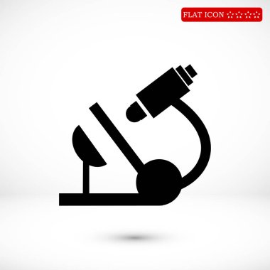 mikroskop simgesi tasarım