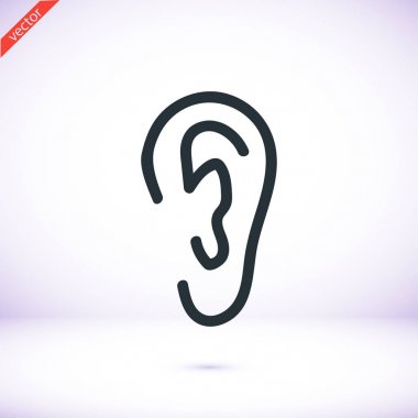 İnsan kulağının simgesi