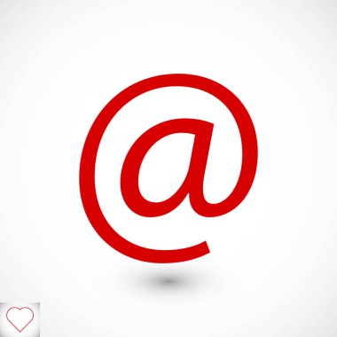 E-posta işareti simgesi