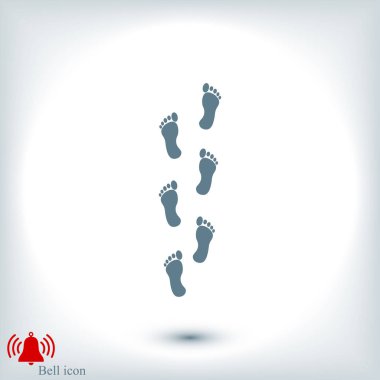 Tasarım ayak simgesinin