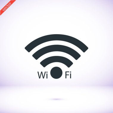 Wi-fi işareti simgesi