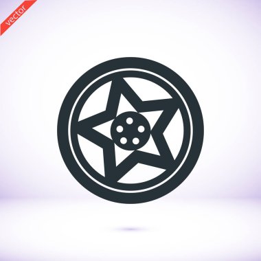 araba tekerlek simgesi