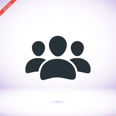 Grup erkek simgesinin