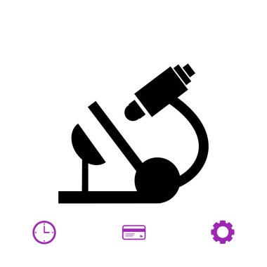 mikroskop simgesi tasarım