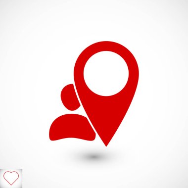 İşaretçi basit simgesi