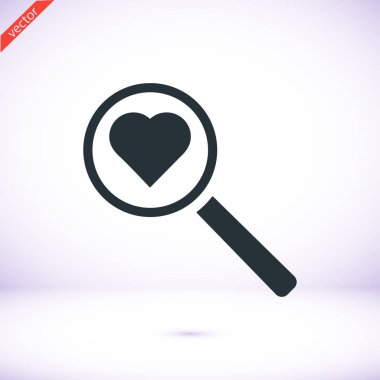 kalp arama simgesi