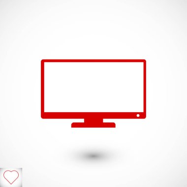 TV monitör simgesini