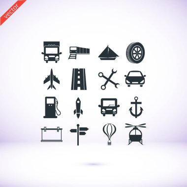 taşıma simgeleri ayarlandı