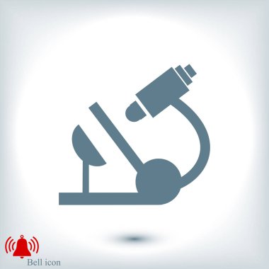 mikroskop simgesi tasarım