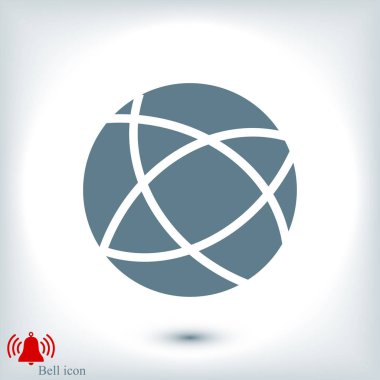 Küresel teknoloji soyut simgesi