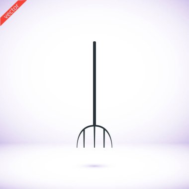 Bahçe çatal simgesi