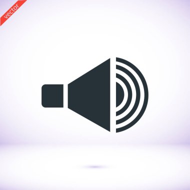 hoparlör işareti simgesi