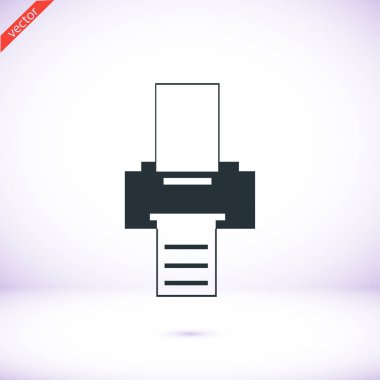 Yazıcı simgesi tasarım