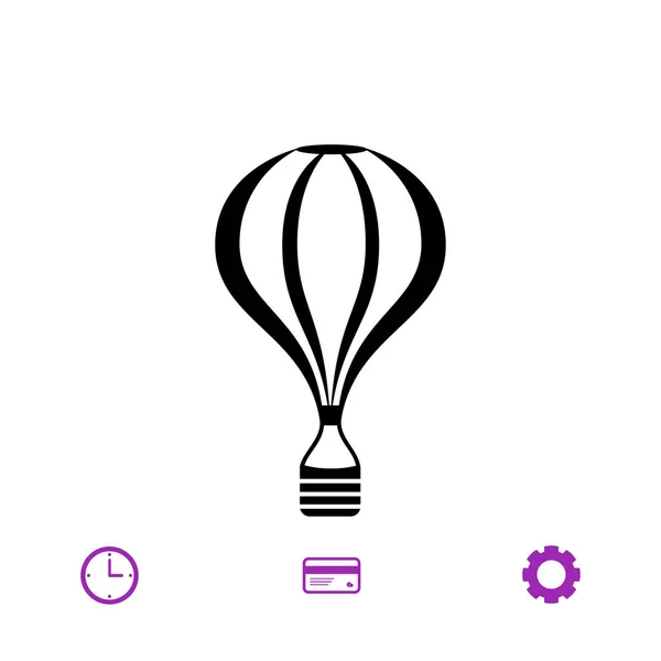 The air balloon icon — Stock Vector