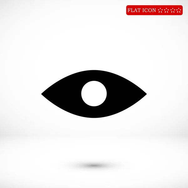 Icono de signo ocular — Vector de stock