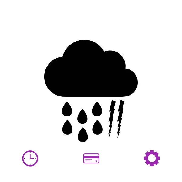 Weather sign icon — Stock Vector