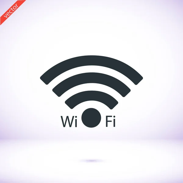 Icona segno Wi-Fi — Vettoriale Stock