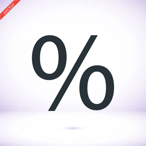 Prozent-Zeichen — Stockvektor