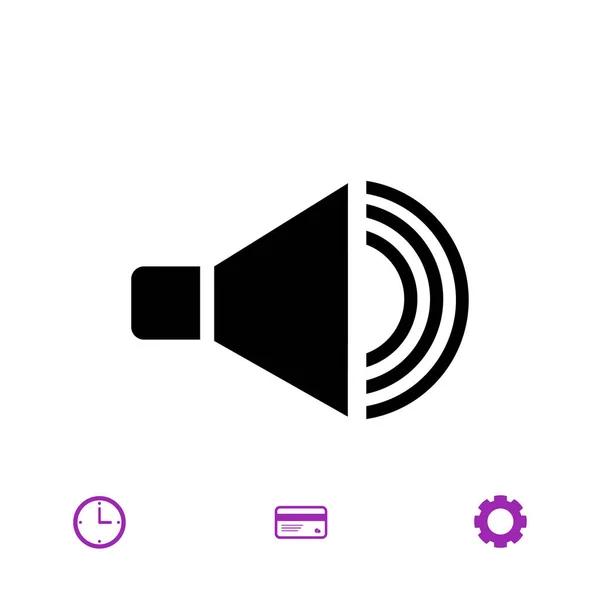 Спікер значок «підпис» — стоковий вектор