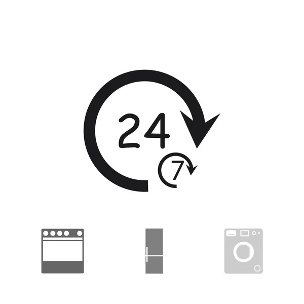 Karaktär 24 tecken ikonen — Stock vektor
