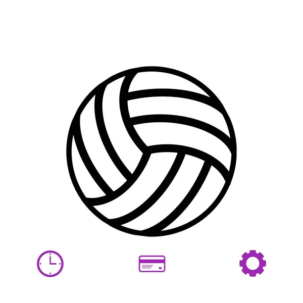 Basketbal osnovy ikona — Stockový vektor