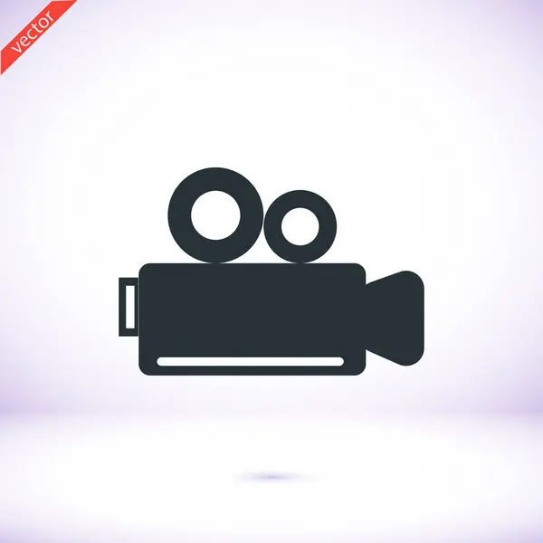 Icona del segno della fotocamera — Vettoriale Stock
