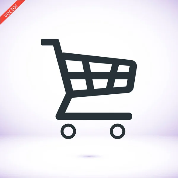 Shopping cart icon — Stock Vector