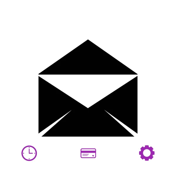 Ícone envelope de correio — Vetor de Stock