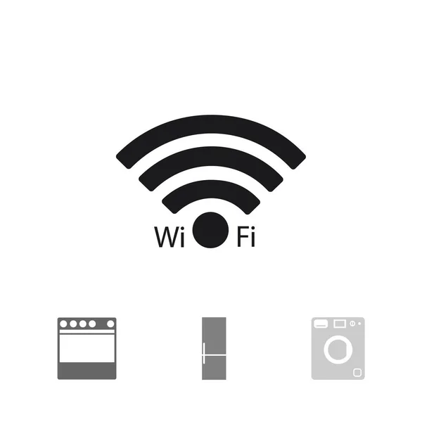 Wi-fi işareti simgesi — Stok Vektör