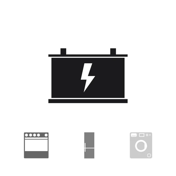 Car battery icon — Stock Vector