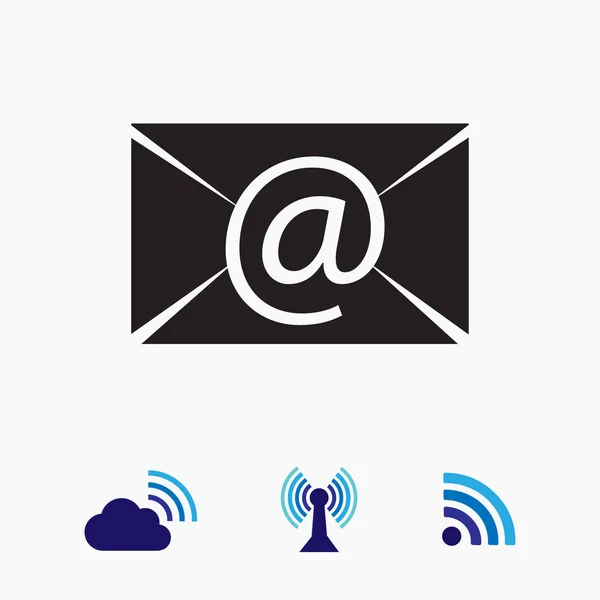 Icône de signe d'email — Image vectorielle